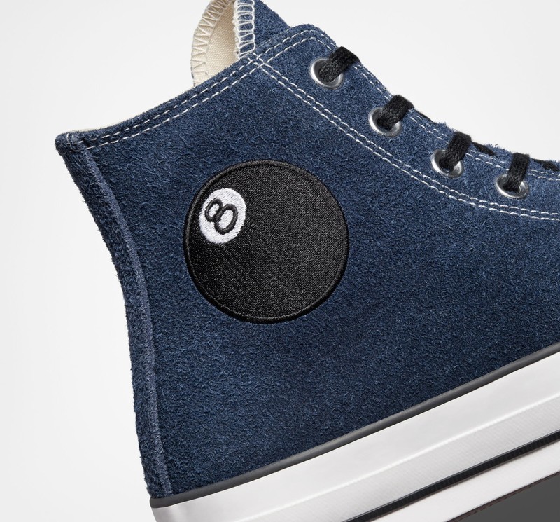 Stüssy x Converse Chuck 70 High 8-Ball | A03711C | Grailify